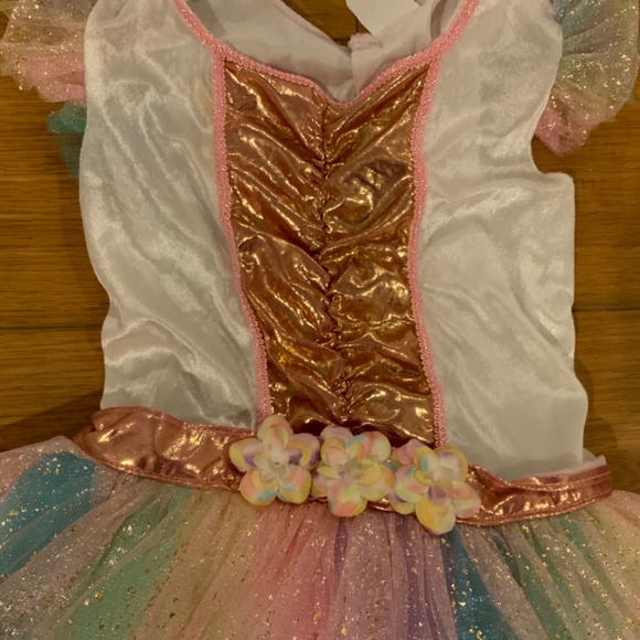 Spirit Halloween Unicorn Costume with Headband w/ Flowers - Picture 4 of 9